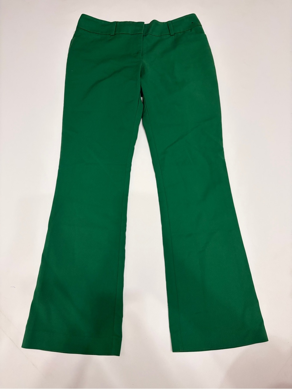 New York & Company Emerald Green Wide-Leg Pants SZ 8 business casual office wear